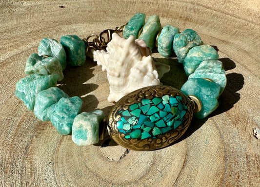 Amazonite & Turquoise Bracelet