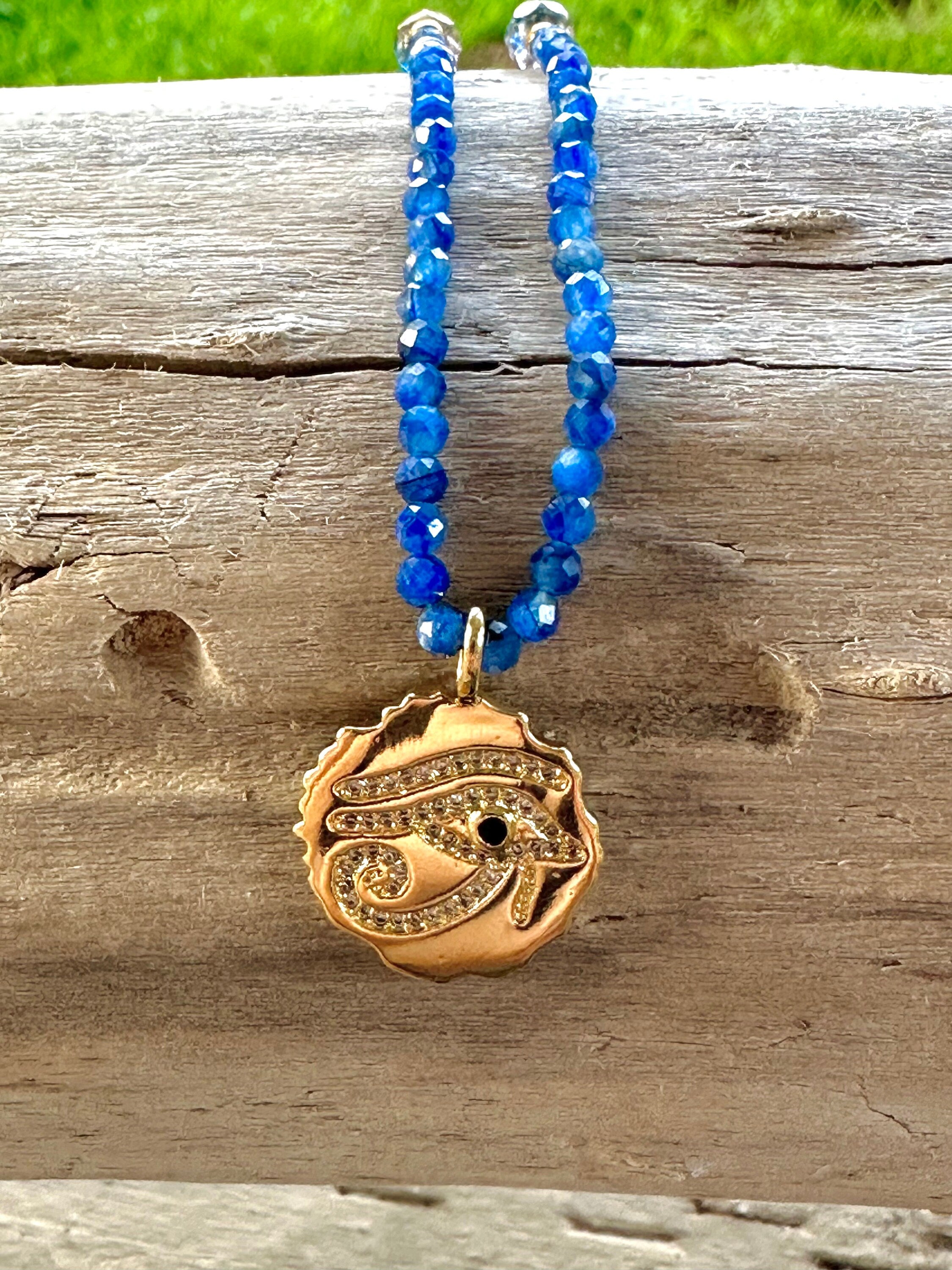 Egyptian Eye of Horus Pendant Necklace