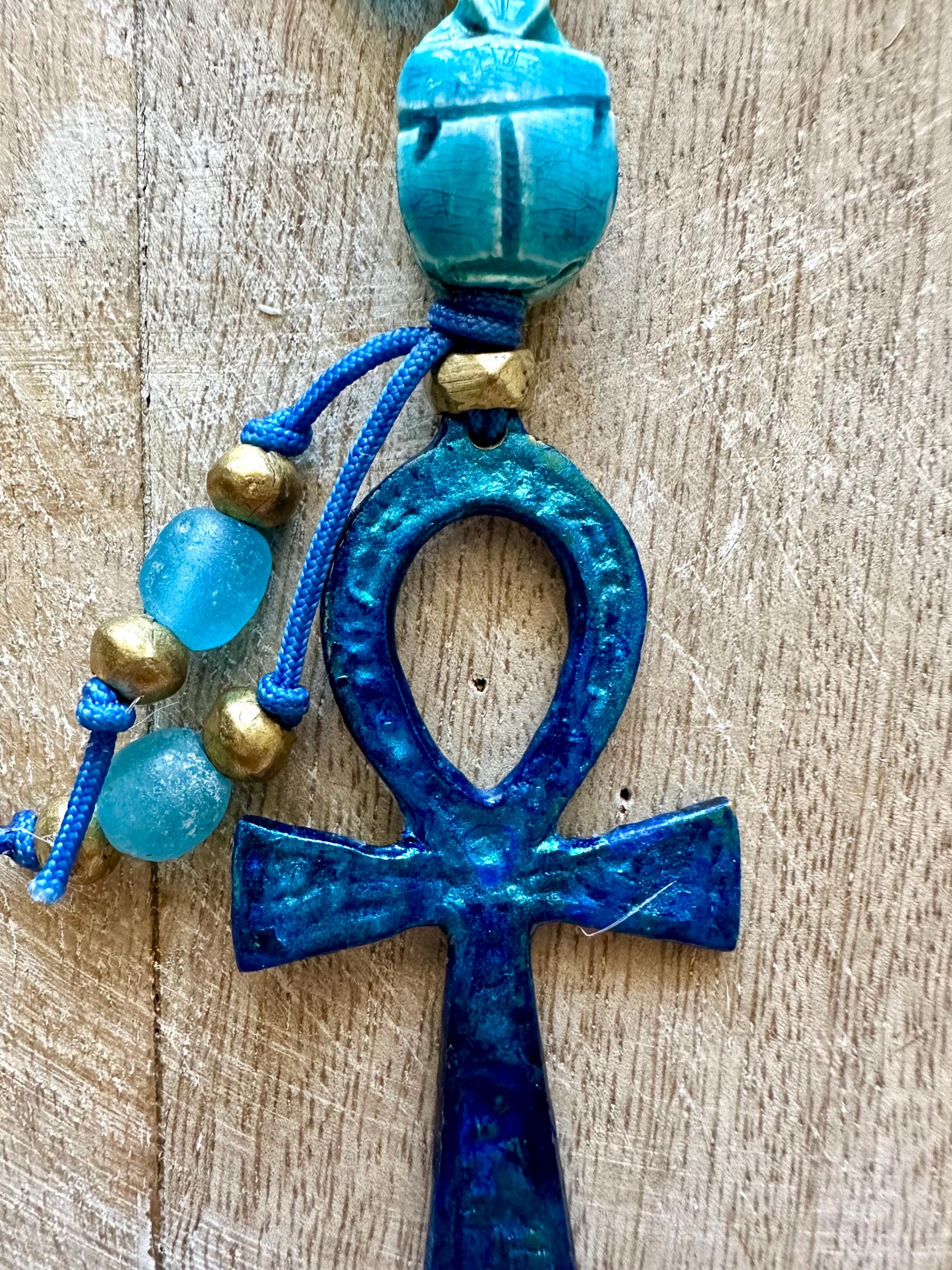 Egyptian Revival Ankh Pendant Necklace