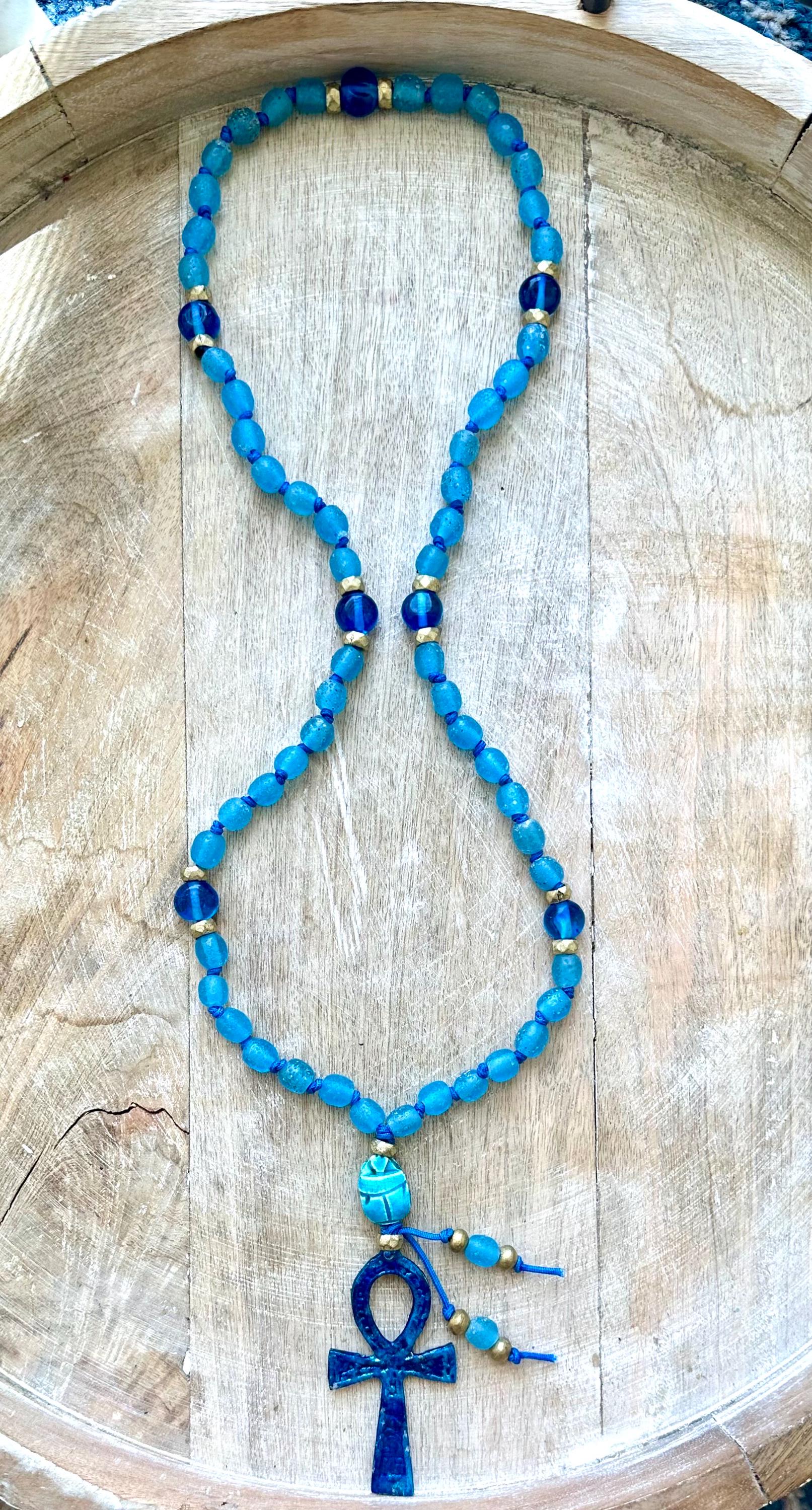 Egyptian Revival Ankh Pendant Necklace