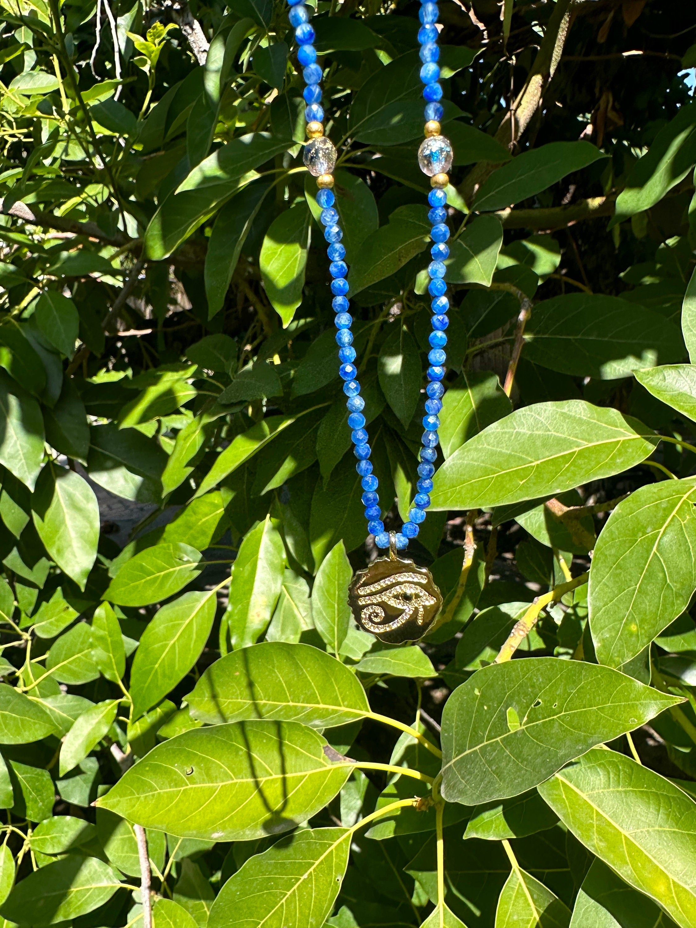 Egyptian Eye of Horus Pendant Necklace