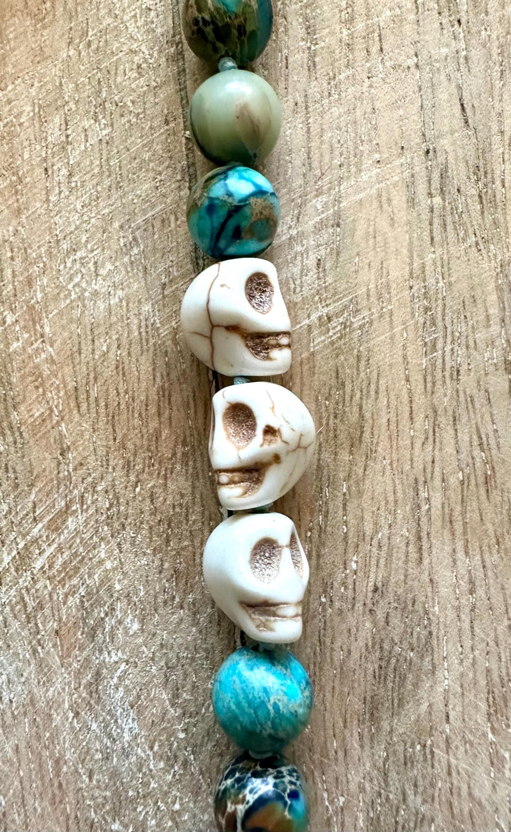 Halloween Mermaid Skeleton Pendant Necklace