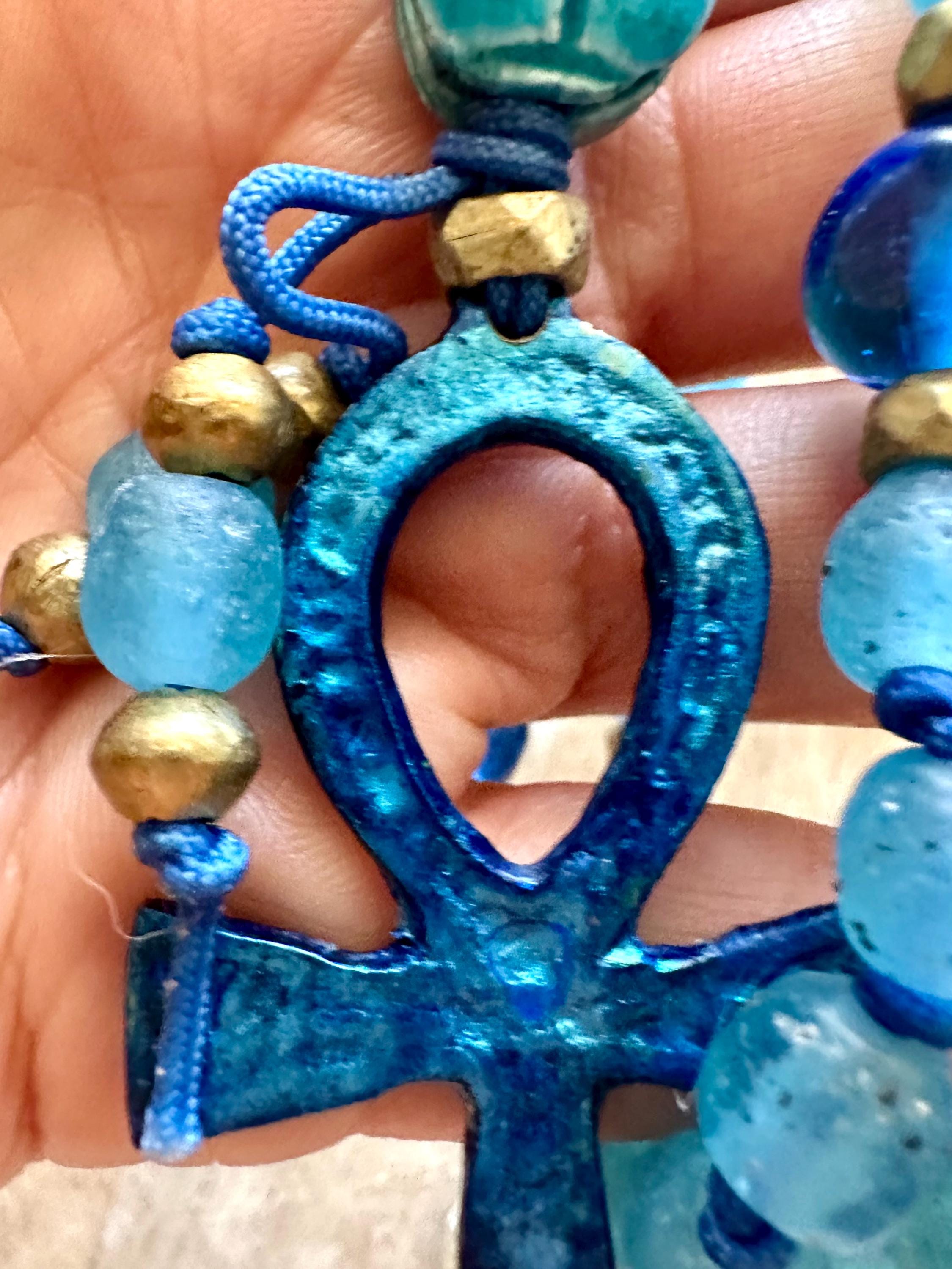 Egyptian Revival Ankh Pendant Necklace