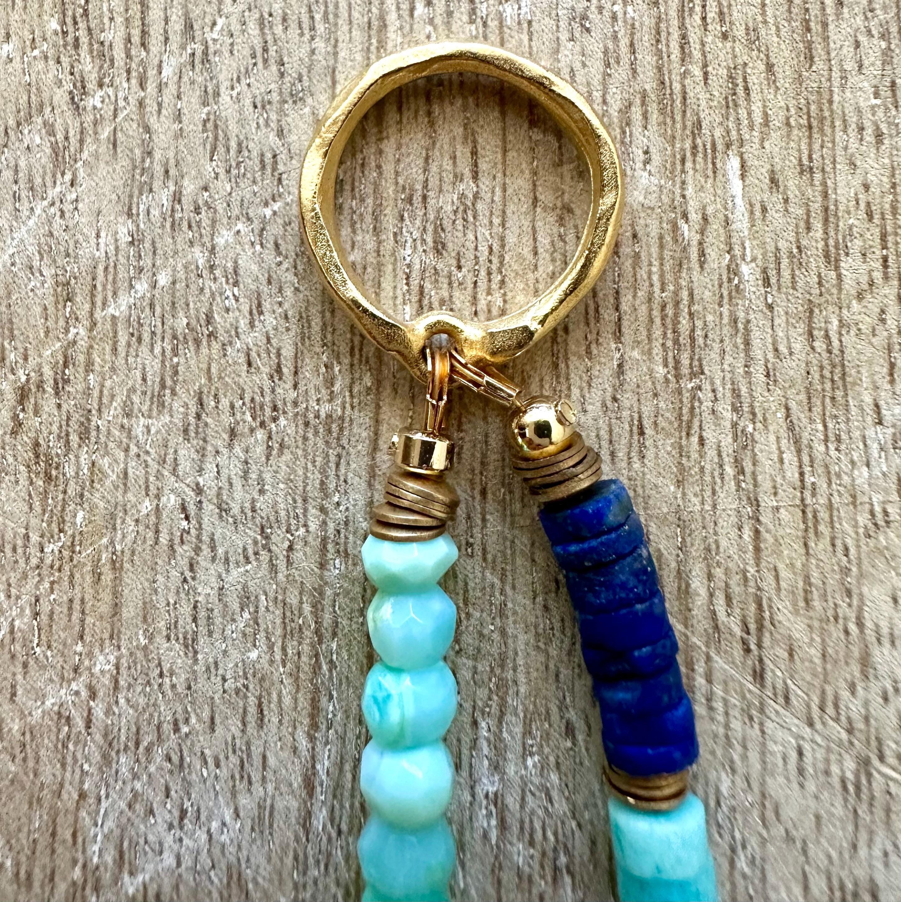 Opal, Turquoise & Lapis Bracelet Stack
