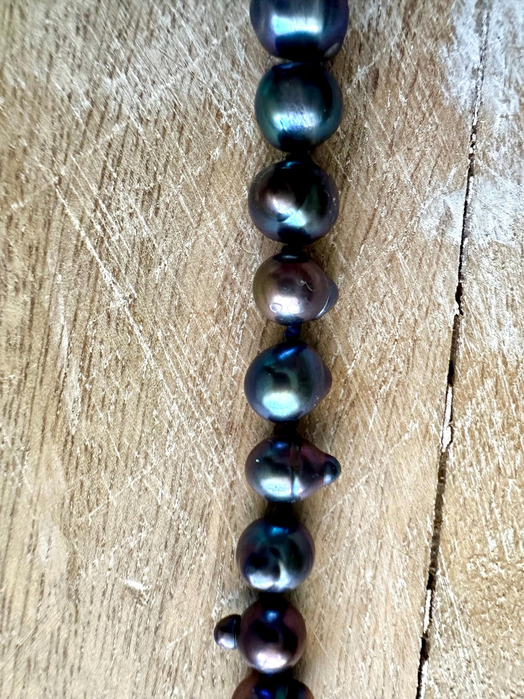 Pearl Fish Pendant Necklace With Iolite