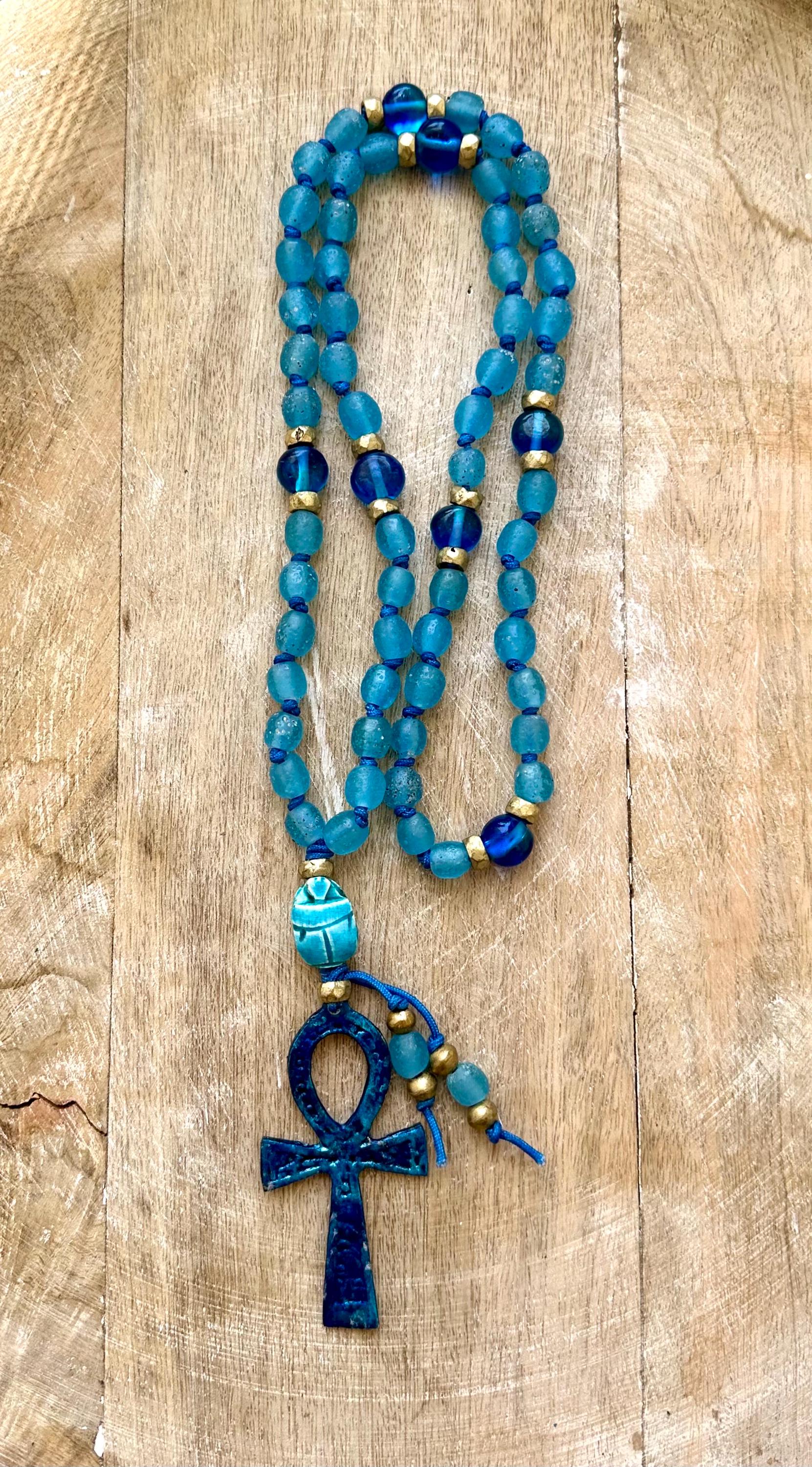 Egyptian Revival Ankh Pendant Necklace