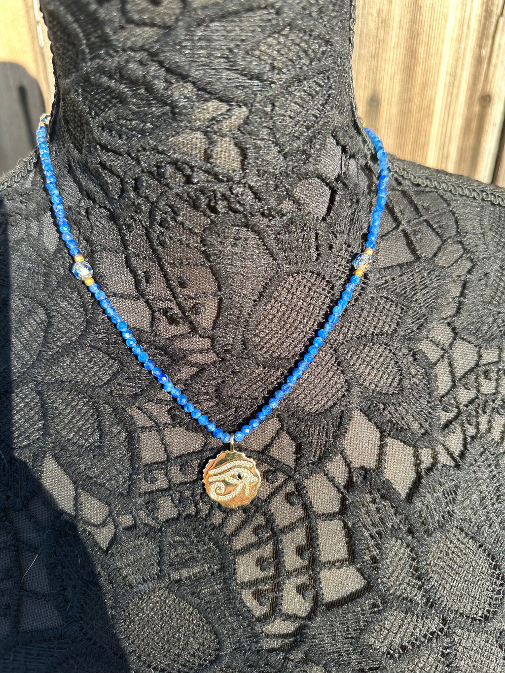 Egyptian Eye of Horus Pendant Necklace